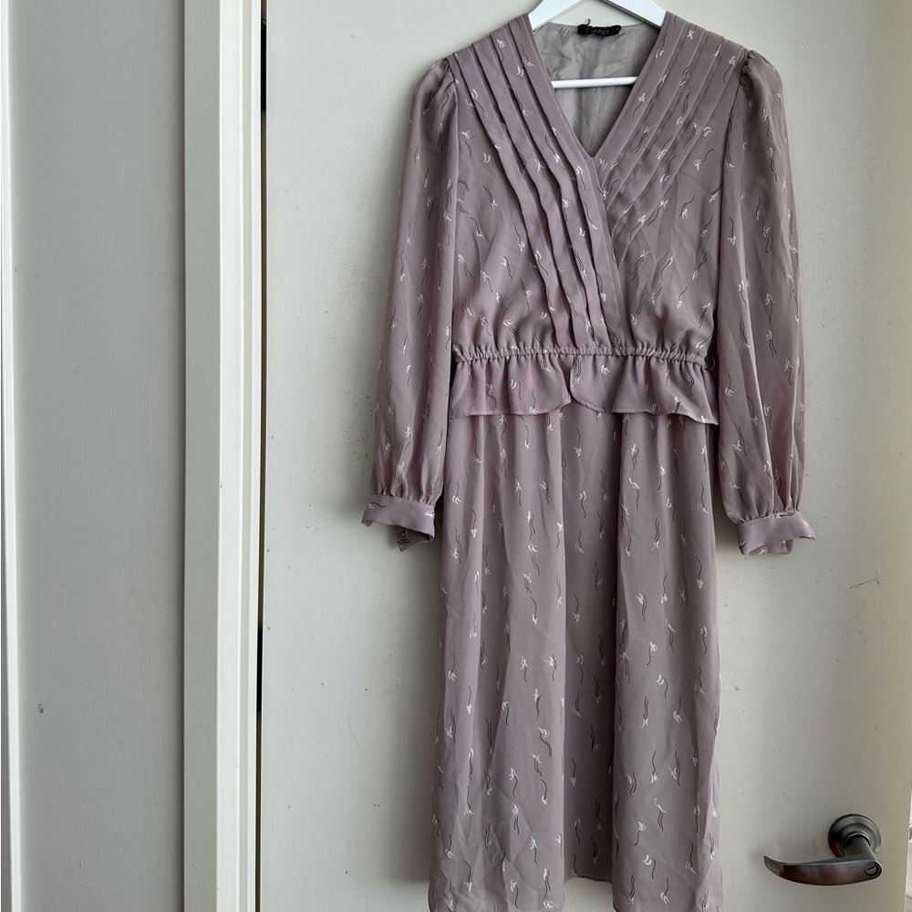 Vintage Cachet Ruffle Dress